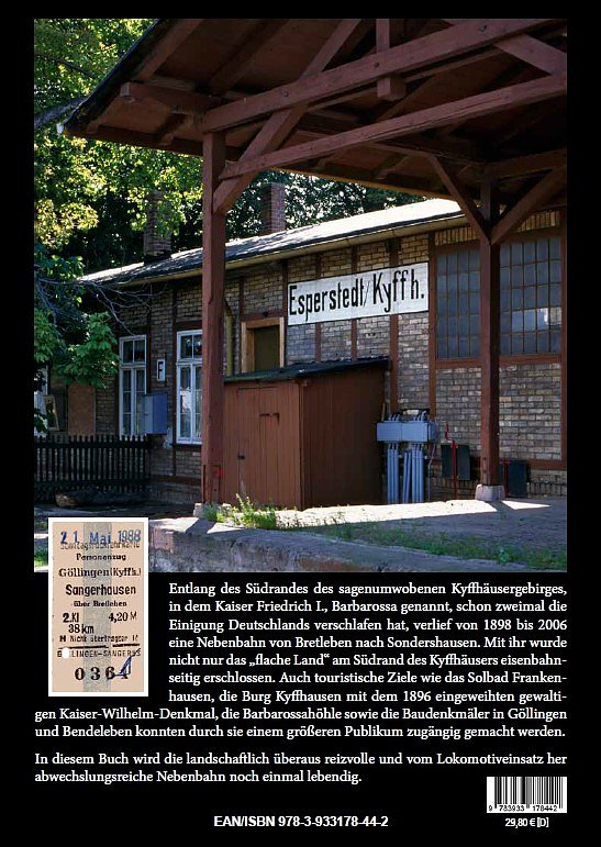 Buchvorstellung zur Eisenbahn Bretleben � Sondershausen