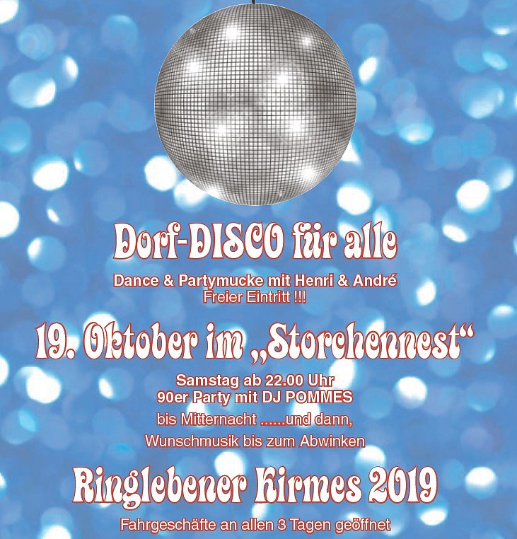 Kulinarische Stadtf&uuml;hrung, Dorf-Disco und Chorprojekt