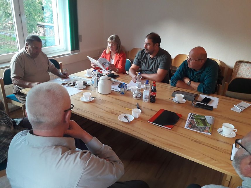 Bei Vorstandssitzung dabei