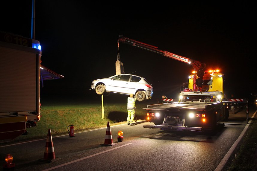 &Uuml;berschlagen und liegengeblieben