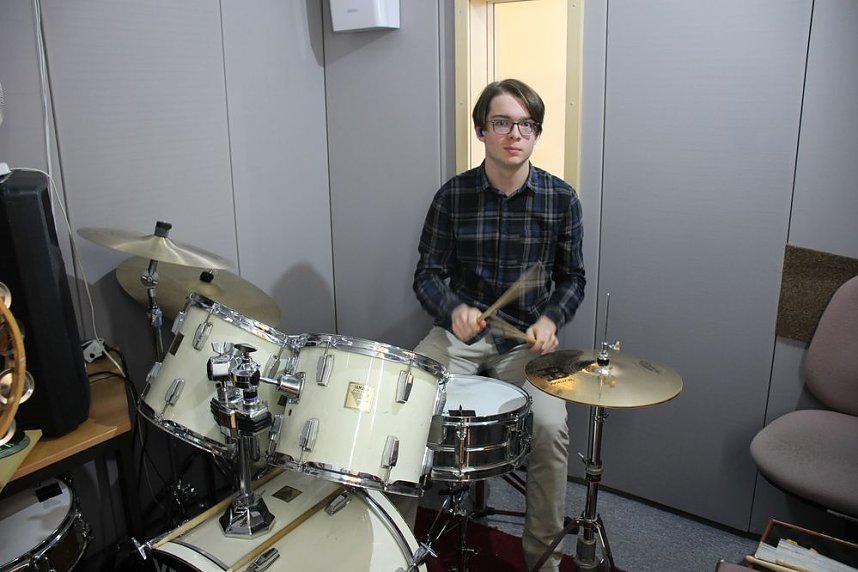 An der Musik "geschnuppert"