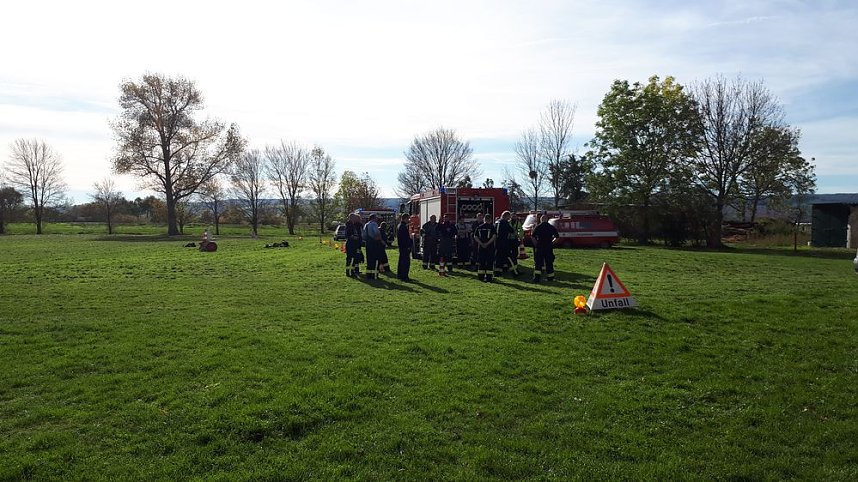 Ausbildungssamstag der Feuerwehren im Bereich Artern