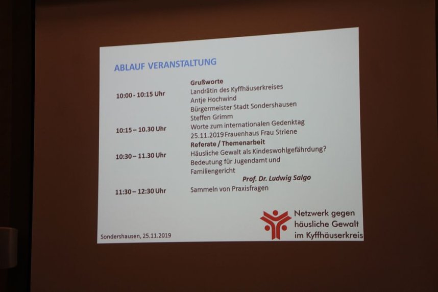 Fachtag zum Thema h&auml;usliche Gewalt...