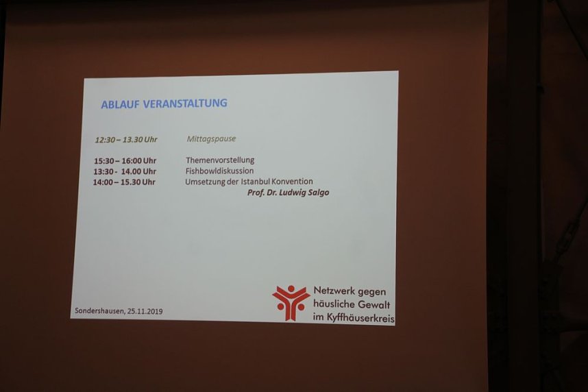 Fachtag zum Thema h&auml;usliche Gewalt...