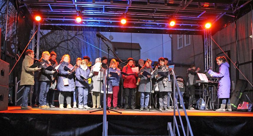 Weihnachtsmarkt in Bad Frankenhausen er&ouml;ffnet