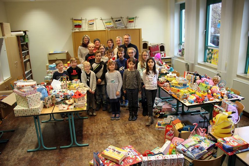Wieder ein Berg voll Spielzeug