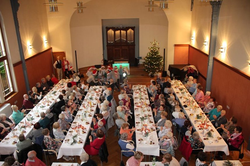 Ansturm auf die Seniorenweihnachtsfeier