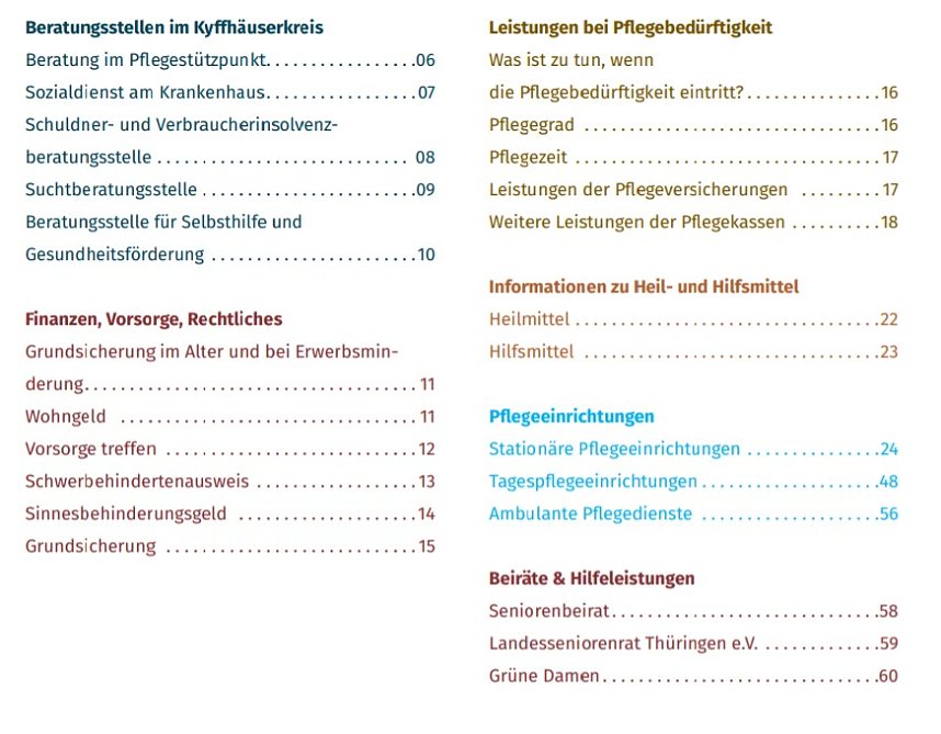 Neue Brosch&uuml;re zum &Auml;lter werden