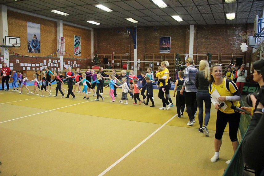 Andrang bei Weihnachtsturnen