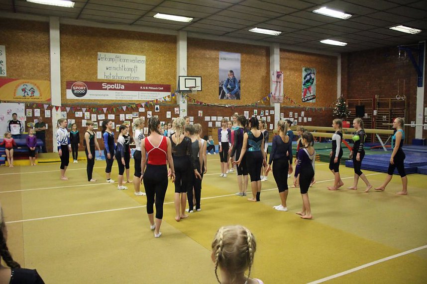 Andrang bei Weihnachtsturnen