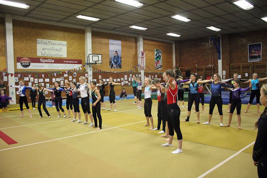 Andrang bei Weihnachtsturnen