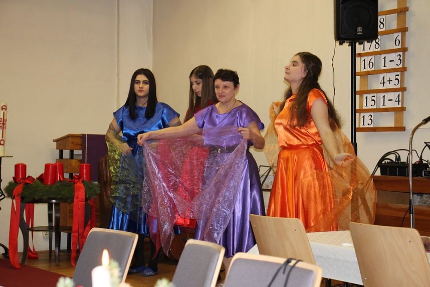 Weihnachten mit Freunden gefeiert