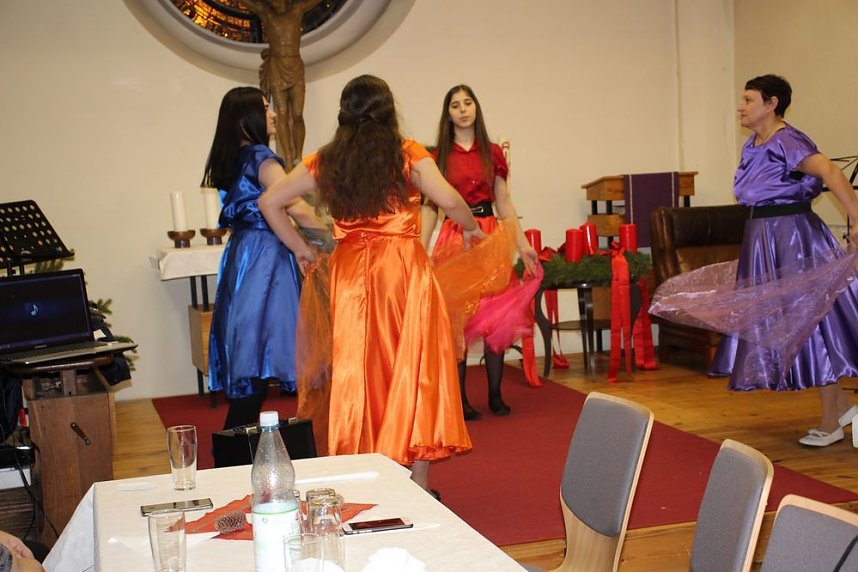 Weihnachten mit Freunden gefeiert