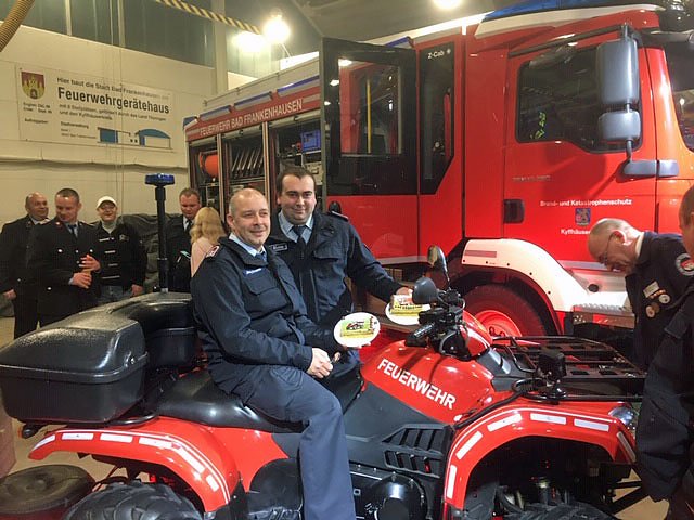 Neue Fahrzeuge f&uuml;r die St&uuml;tzpunktfeuerwehr Bad Frankenhausen