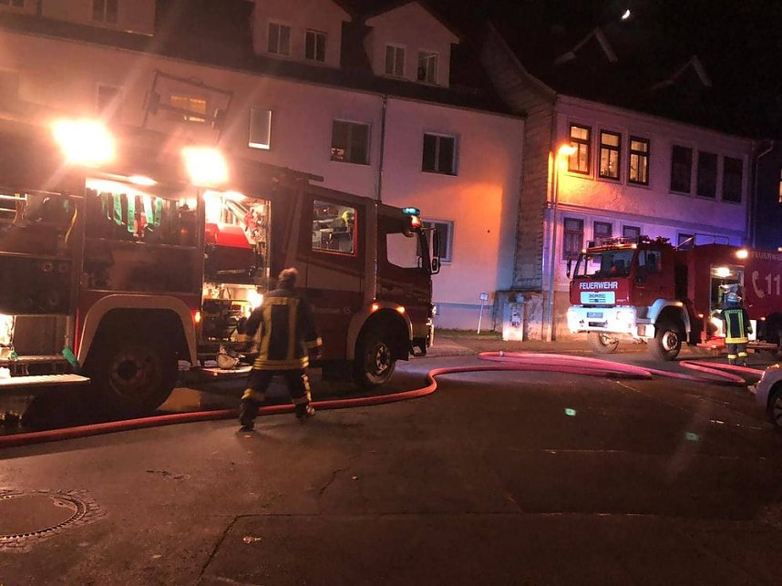 Balkonbrand in Sondershausen