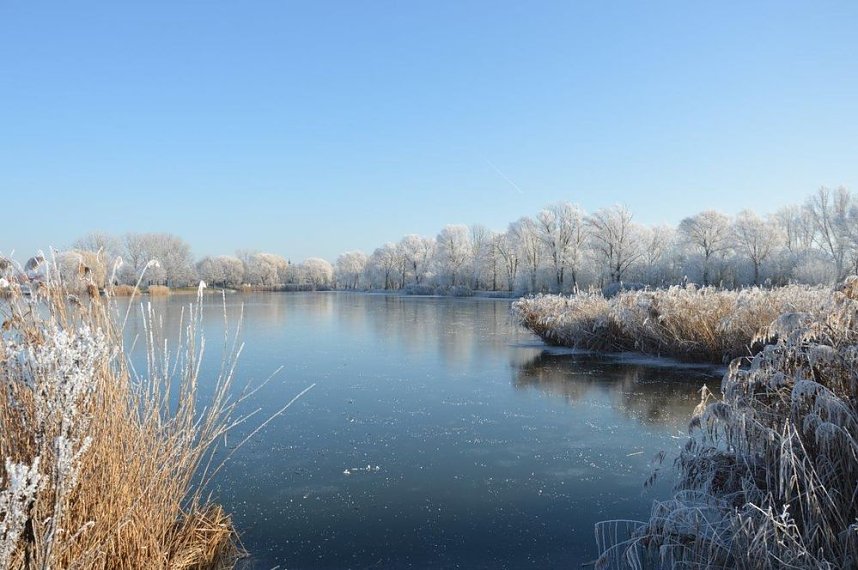 Nach einer kalten Nacht