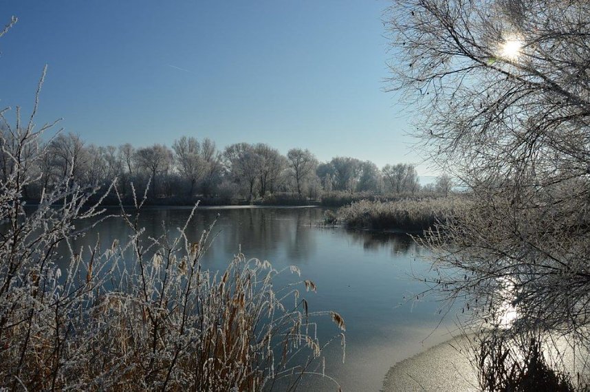 Nach einer kalten Nacht