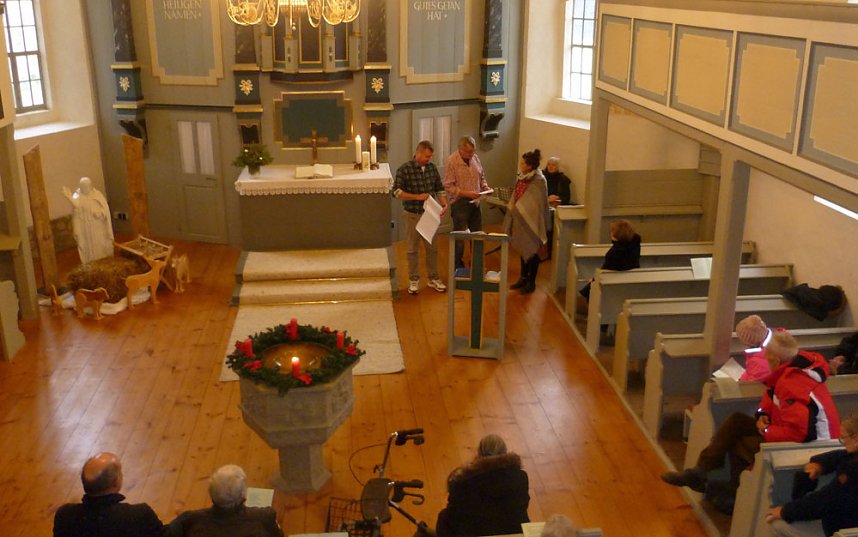 Adventsfeier im Haus Jona