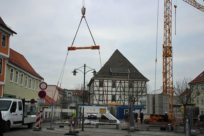 Dachger&uuml;st wird aufgesetzt