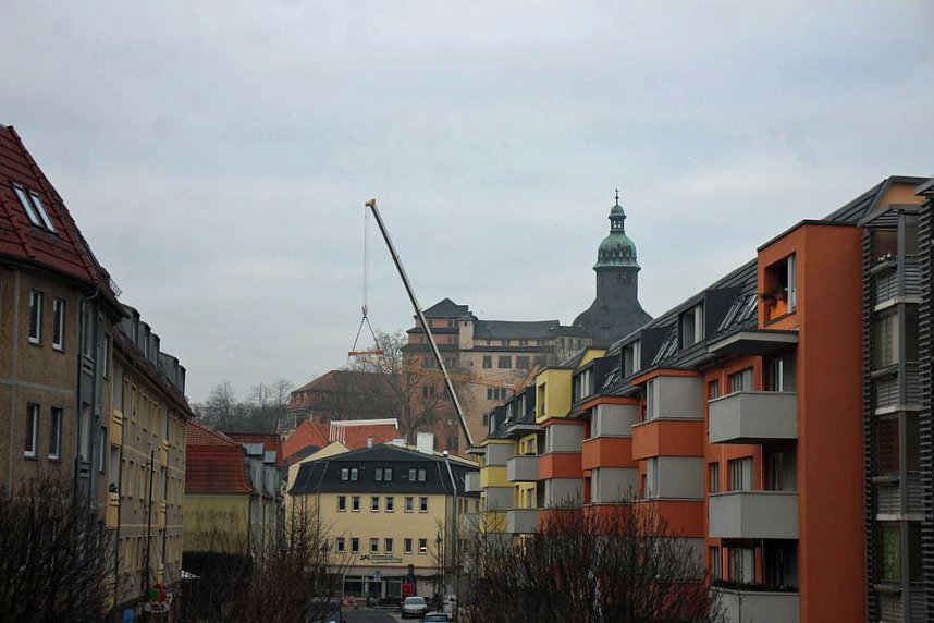 Dachger&uuml;st wird aufgesetzt