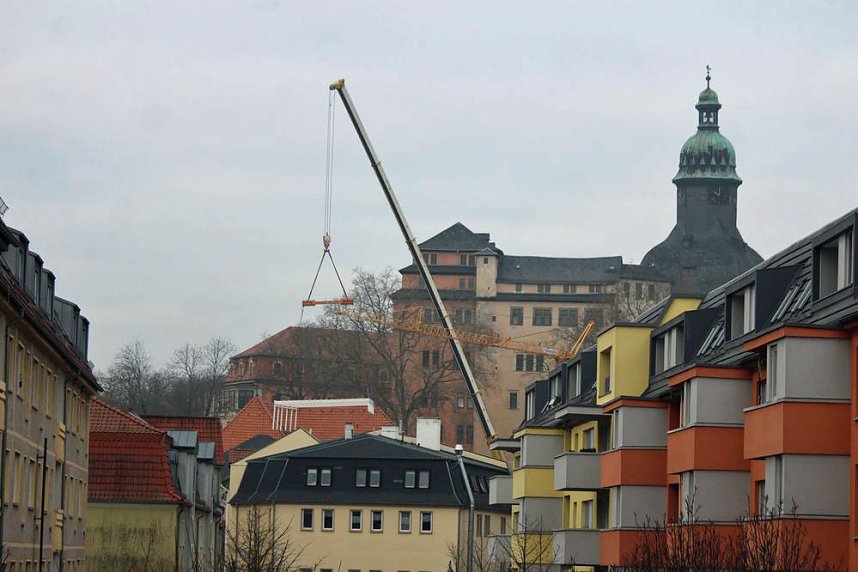 Dachger&uuml;st wird aufgesetzt