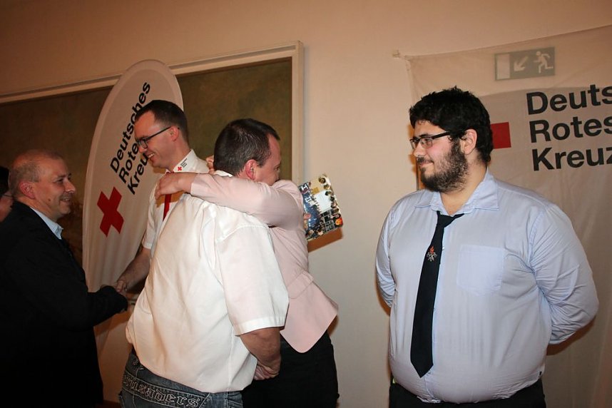 Pr&uuml;fung als Sanit&auml;ter bestanden