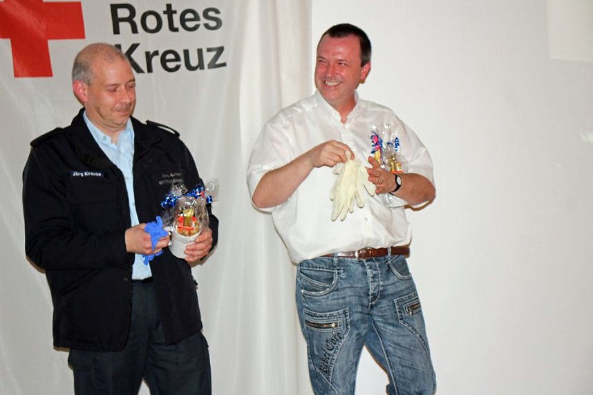 Pr&uuml;fung als Sanit&auml;ter bestanden