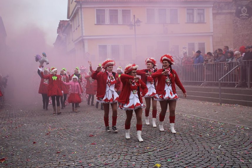 Rosenmontag auf dem Markt Sondershausen