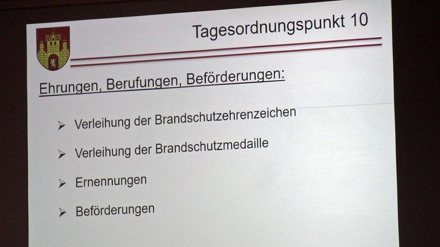 Gemeinsame Jahreshauptversammlung der FFW Bad Frankenhausens