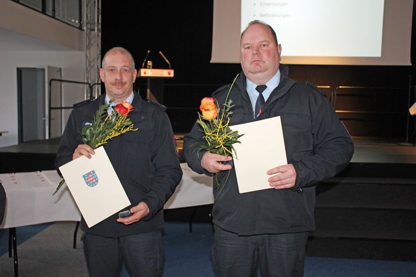 Gemeinsame Jahreshauptversammlung der FFW Bad Frankenhausens