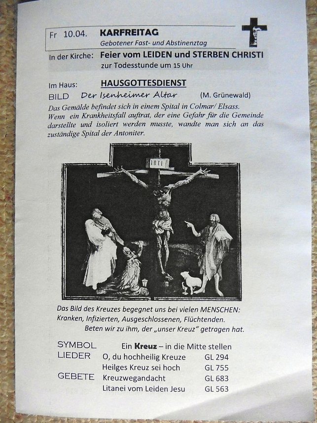 Neue Wege beim Gottesdienst