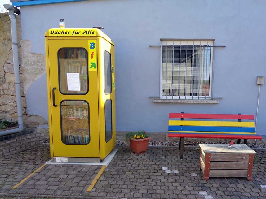 &Ouml;ffnung der Telefonbibliothek Etzleben