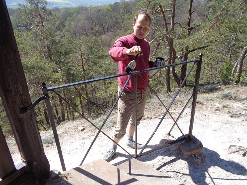 Renovierungsarbeiten an der Schutzh&uuml;tte Hornungsh&ouml;he