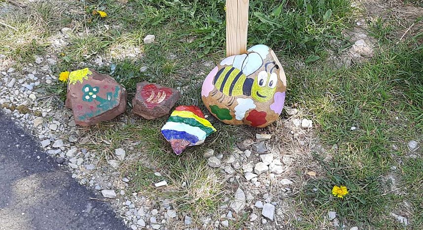 Mitmachaktion am Radweg