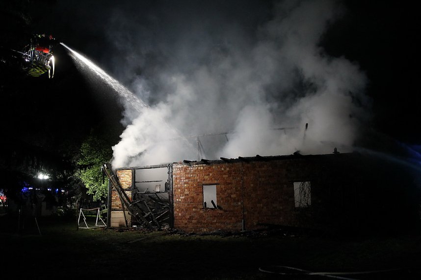 Scheune ausgebrannt