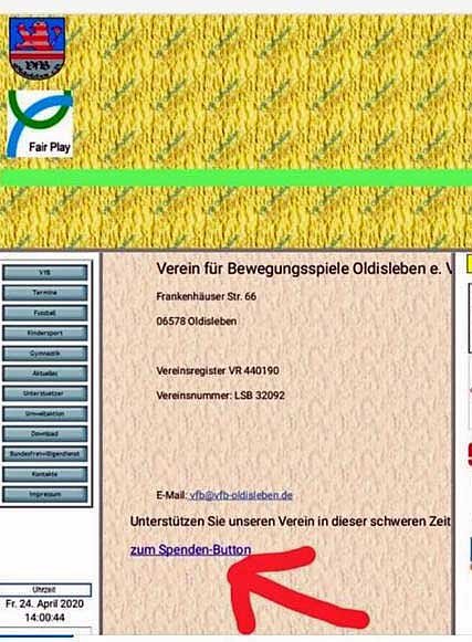 Harte Zeiten durch Corona auch f&uuml;r Sportverein Oldisleben