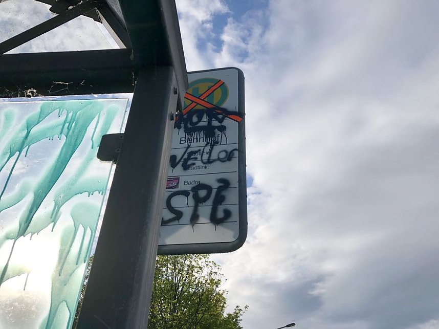 Bilder der Schmierereien