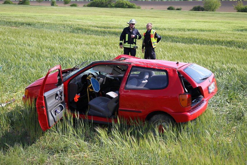 Schwerer Verkehrsunfall auf der B4