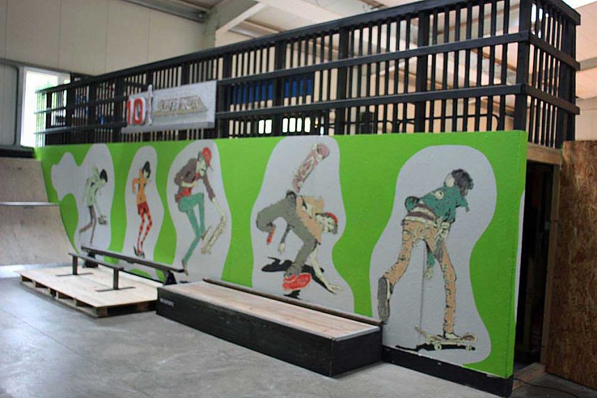 Skate Arena wird "aufgeh&uuml;bscht"