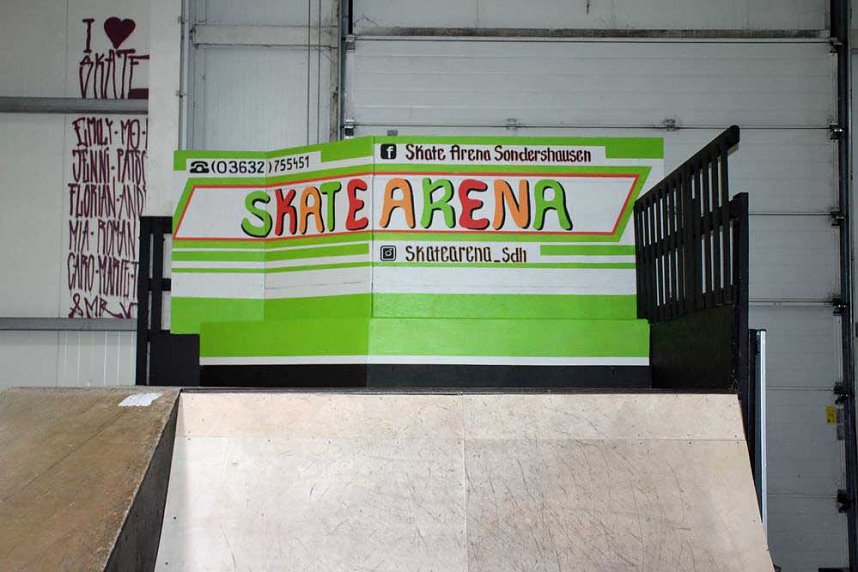Skate Arena wird "aufgeh&uuml;bscht"