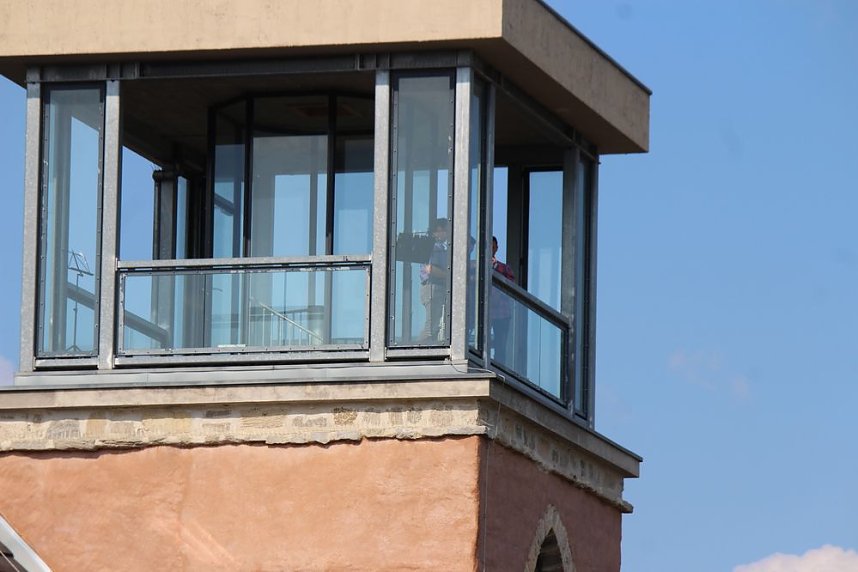 Musik erklang vom Turm