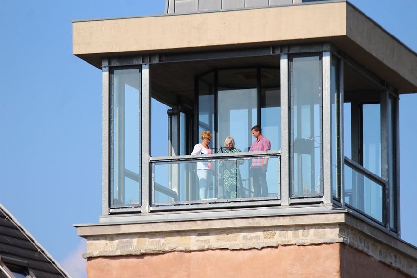 Musik erklang vom Turm