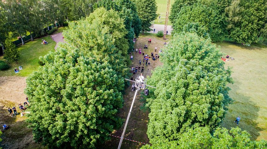 Hardrockband "Rikk Arving" beim Hebeb&uuml;hnenkonzert