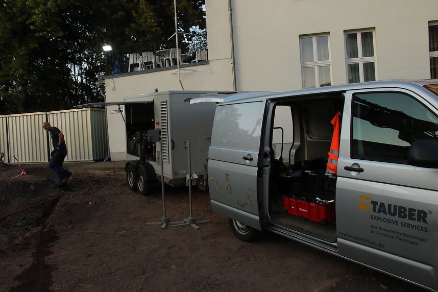 Am Nordh&auml;user Theater wurde heute ein weiterer Blindg&auml;nger aus dem zweiten Weltkrieg erfolgreich entsch&auml;rft