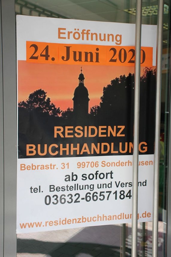 Kreisstadt hat wieder ein Buchhandlung