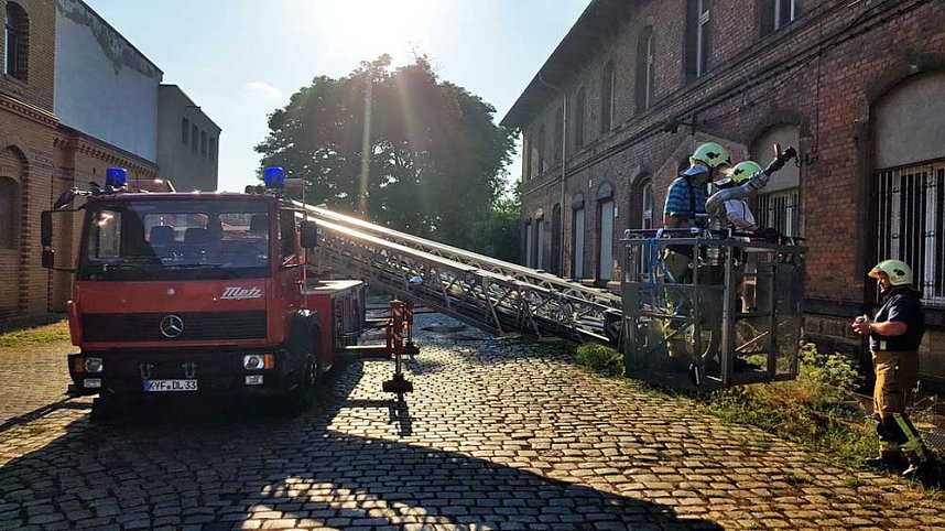 Ausbildungstag bei der Freiwilligen Feuerwehr Ro&szlig;leben