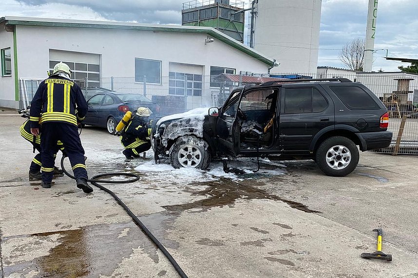 Feuerwehreinsatz in Neuheide