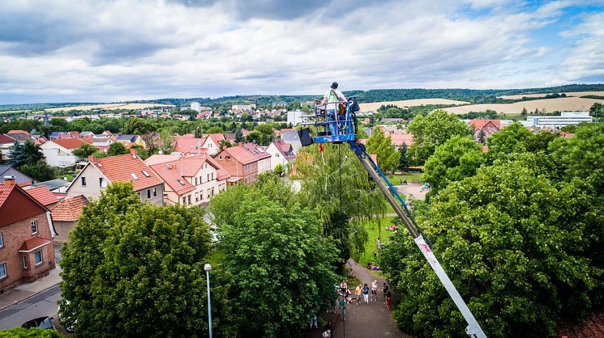 Eindrucksvolle Aufnahmen vom Hebeb&uuml;hnenkonzert