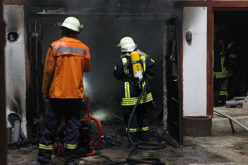 Brand in den Morgenstunden