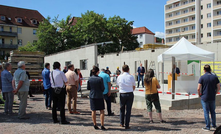 Grundsteinlegung am Wippertor